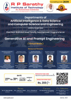 Five Days National Level Faculty Development Programme on Generative AI and Prompt Engineering 2025
